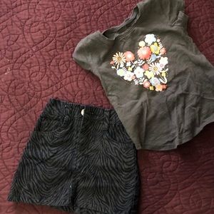 skirt and shirt for girl